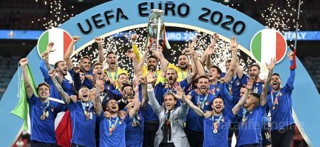 La selección italiana venció a Inglaterra y se convirtió en campeona de Europa